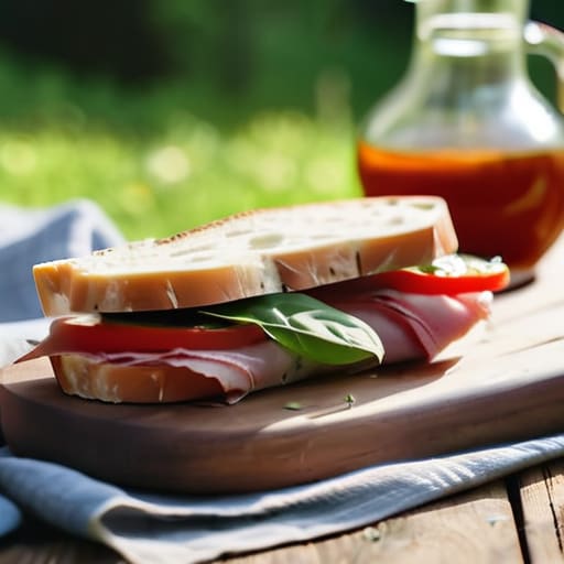 Italian Gourmet Pressed Sandwiches on ciabatta.