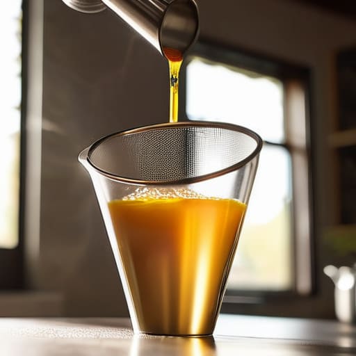 The Final Pour of crystal clear liquid.