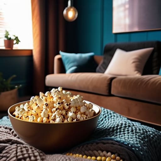 Cozy movie night setup: The Grand Finale.