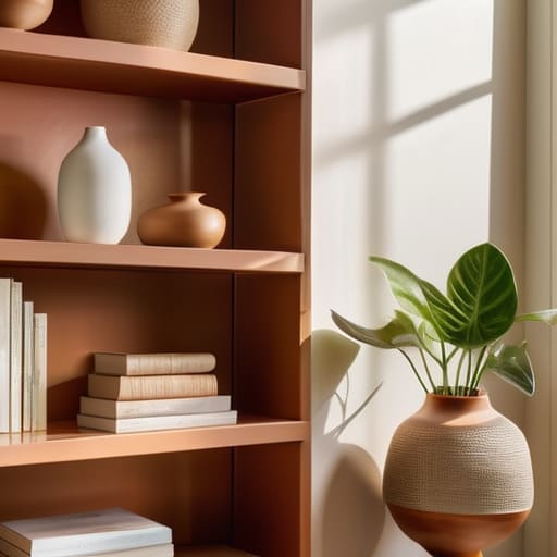 Aesthetic ways for creative bookshelf styling.