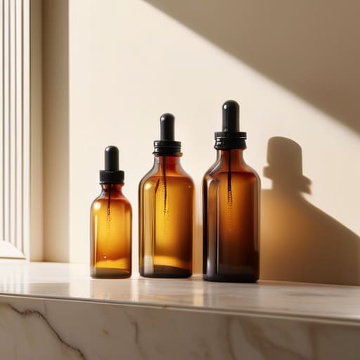 Decluttering skincare collection for a streamlined routine.