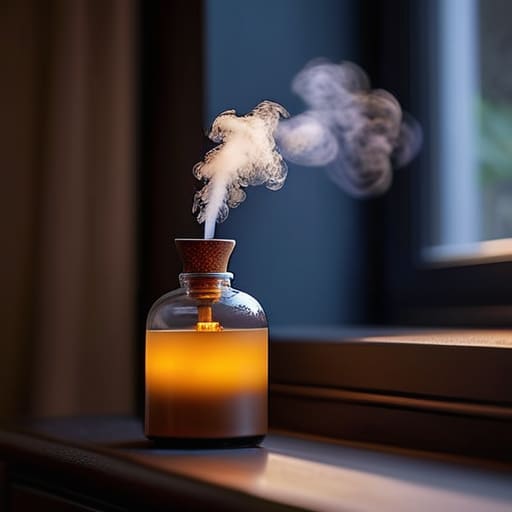 Using evening scent therapy to unwind.