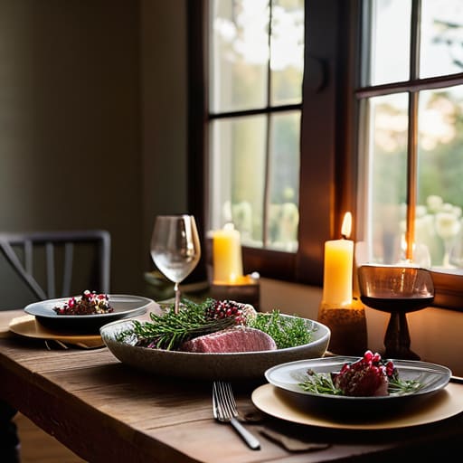 Designing a hosting a dinner party menu.