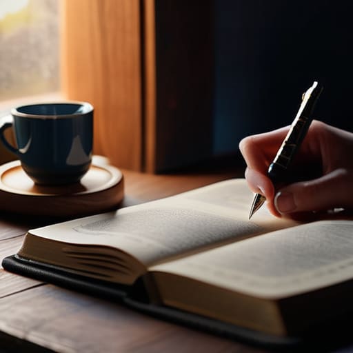 Journaling for stress to process workday.