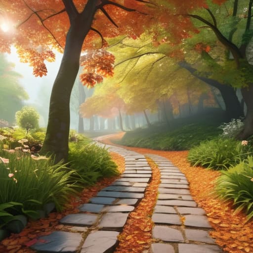 Beautiful seasonal park walks through the year.
