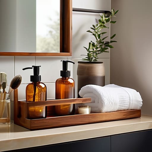 Small bathroom organization ideas for efficiency.