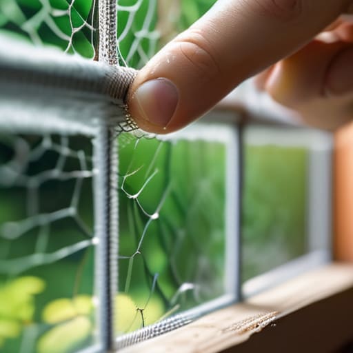 DIY window screen repair tutorial.
